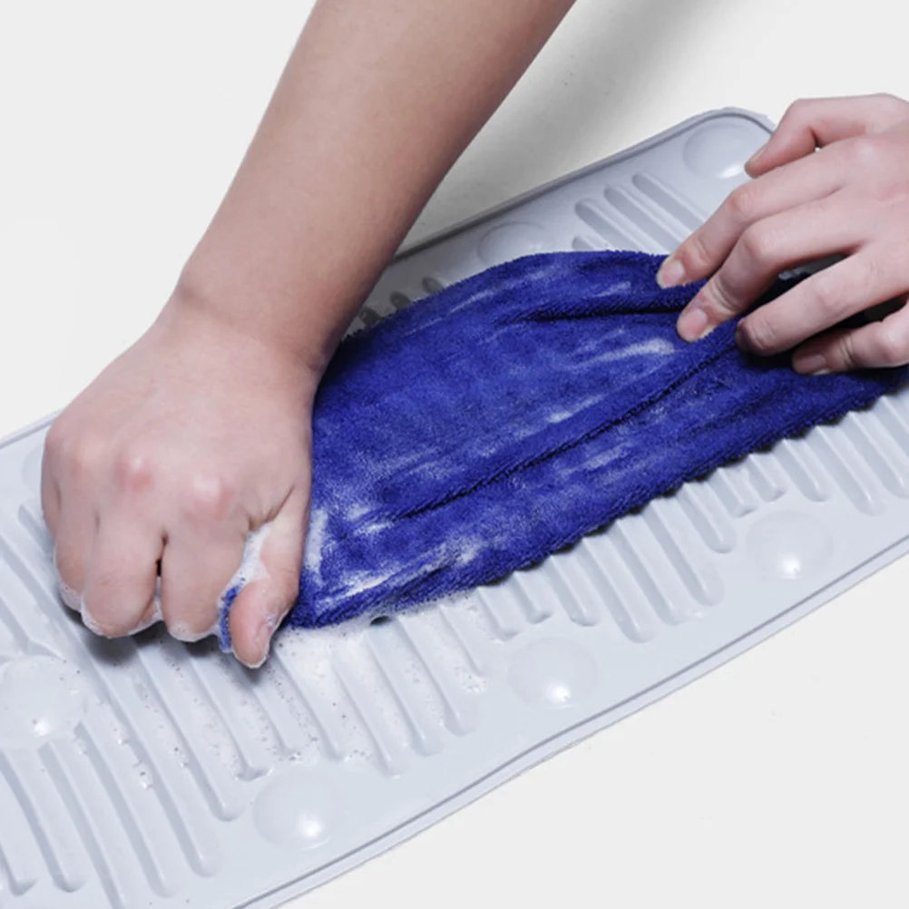 

2Pcs Foldable Washing Board Laundry Mat Household Portable Non-Slip Suction Cup Easy Clean Gentle on Hands Compact Design