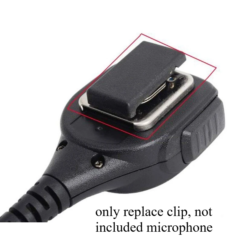 10 قطعة استبدال حزام كليب لموتورولا المتكلم ميكروفون كليب PMMN4013A PMMN4021 PMMN4022A PMMN4013A PMMN4025A راديو اكسسوارات #1
