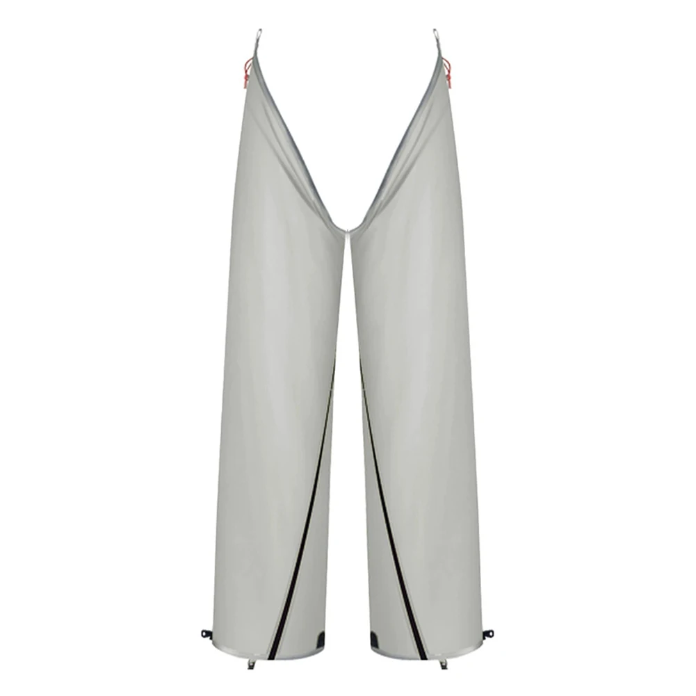 

Camping Adventurous Trips Rain Pants Hiking Rain Gear Heavy Rain Hiking Pants Waterproof Pants Orange Full-Length Dual Zippers