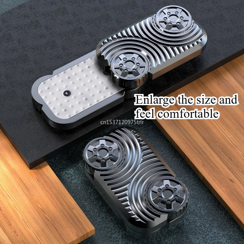 Rueda EDC Push Slider Tarjeta de póker Metal dedo Gyro escritorio Fidget juguetes TDAH alivio de la ansiedad juegos de descompresión para adultos regalos