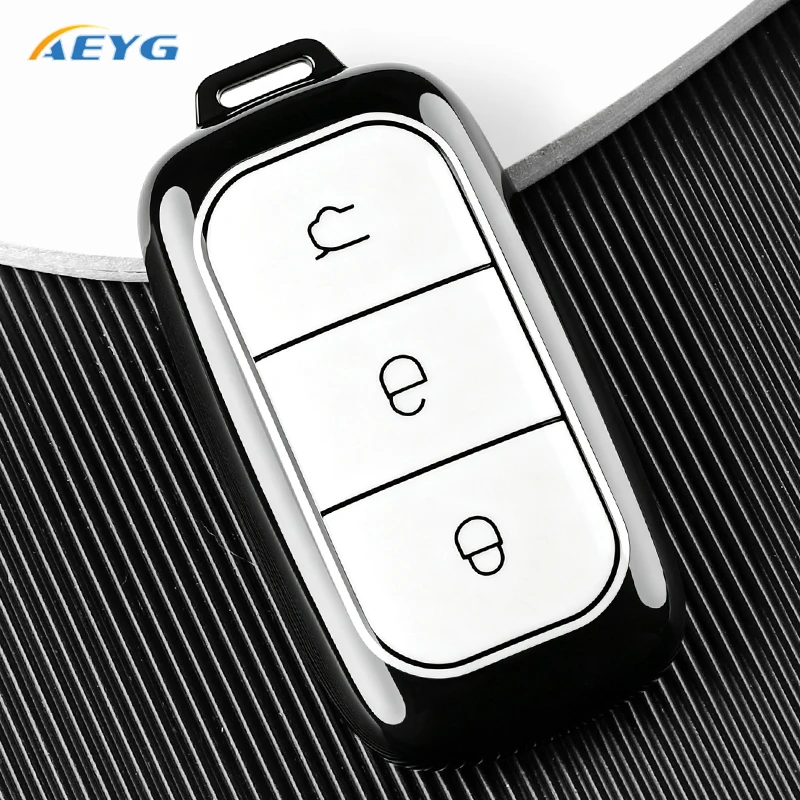 Car Remote Smart Key Case Cover Shell Fob For Geely Galaxy EX5 E5 L6 L7 EMI NO.1 Proton e.MAS 7 5 E8 Starry 8 Accessories Bag