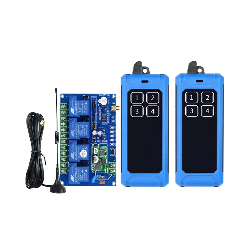 DC12V  24V 36V  48V 30A relay  RF Wireless Remote Control switch receiver  transmitter 3000m lighting  pump motor