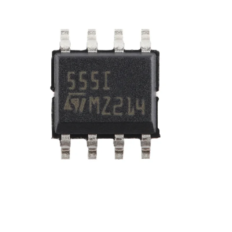 2Pcs TS555IDTTR TS555 555I SOP-8 Low Power Single Circuit CMOS Timer Chip IC Chip