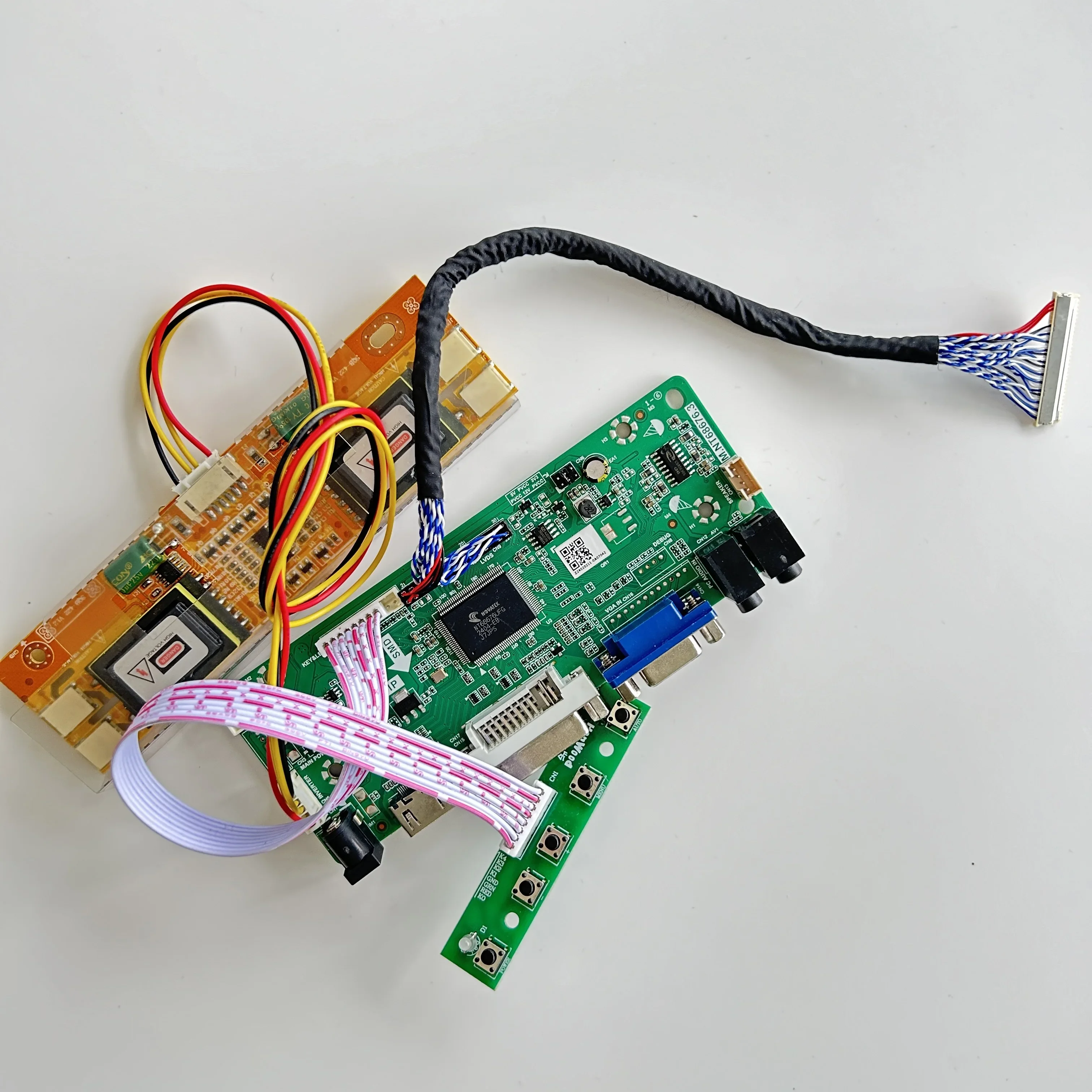 

Controller board HDMI-compatible VGA DVI M.NT68676 for M270HW01 V0/V1 1920X1080 LCD panel screen 27" monitor display DIY