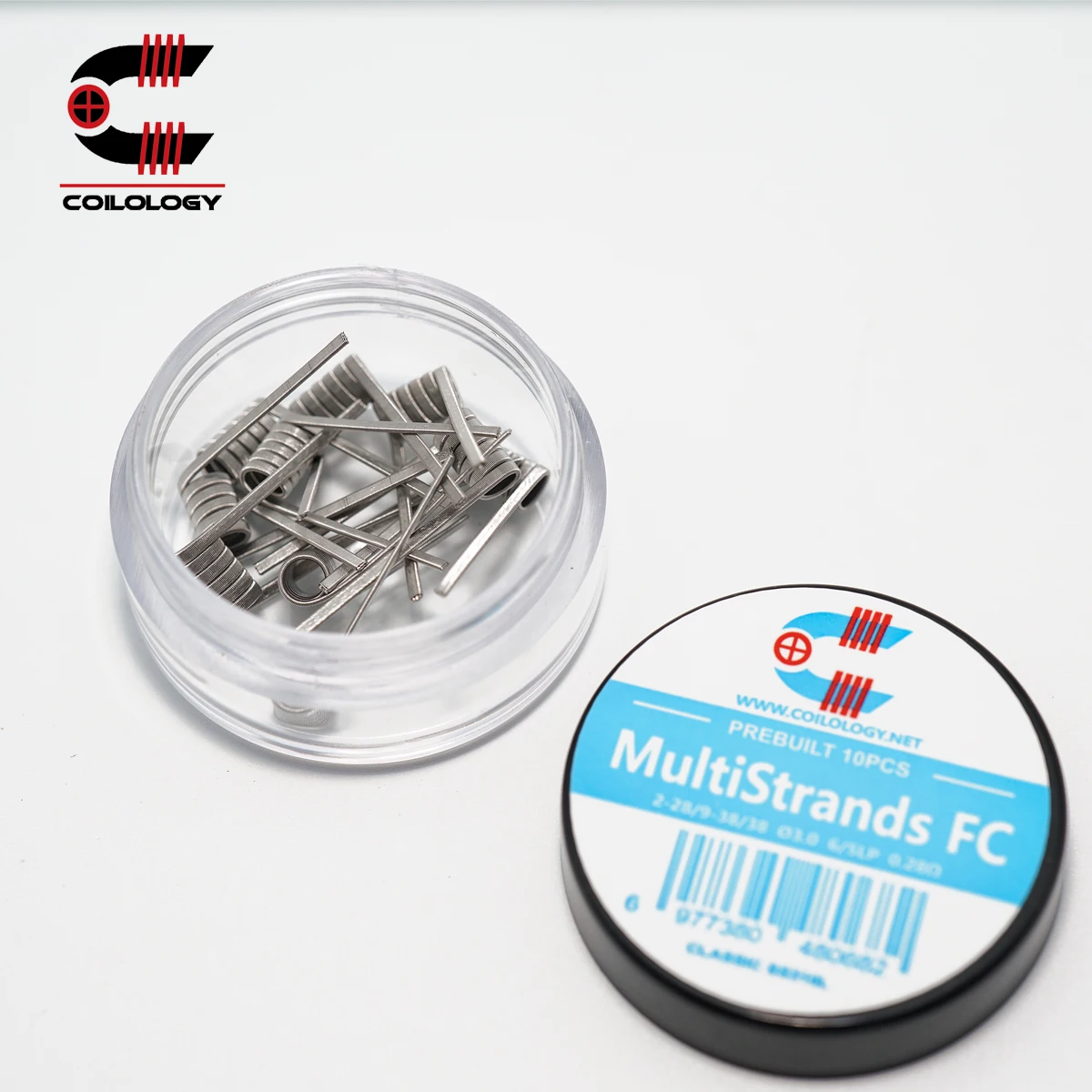 Coilology Multistrands Fused Clapton DIY Prebuilt Coil Ni80/SS316L 10pcs