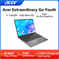 2024 Acer Extraordinary Go Youth Laptop 16 Inch 60Hz FHD IPS Screen Notebook i7-13620H 16GB 1TB Intel lris Xe Graphics Netbook