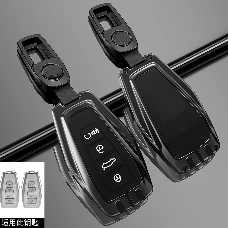 Car Zinc Alloy Key Case Cover Use for Geely Monjaro L 2024 XingYue 2.0T Premium Key Shell Buckle 2025