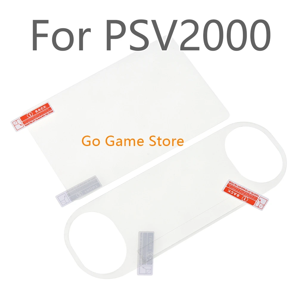 40sets/lot for PS Vita PSV2000 Screen Protectors for PSV 2000 Tempered Front+ Back HD Clear Protector Film