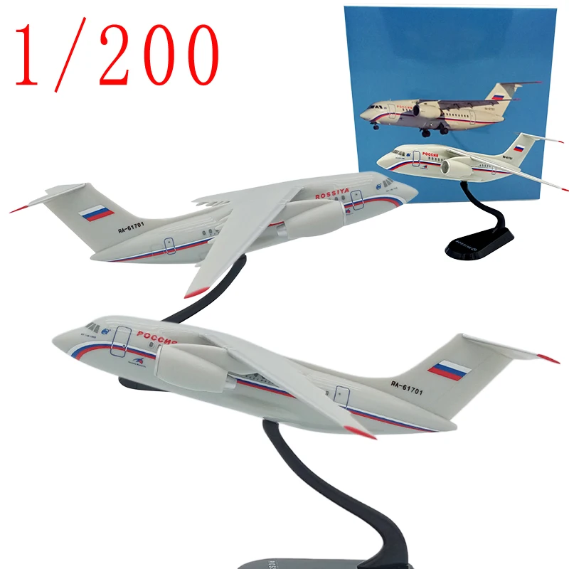 

1/200 Scale An-148 Russia Aircraft Model Static Display Airplane Collection Model with Base for Aviation Enthusiasts Gift