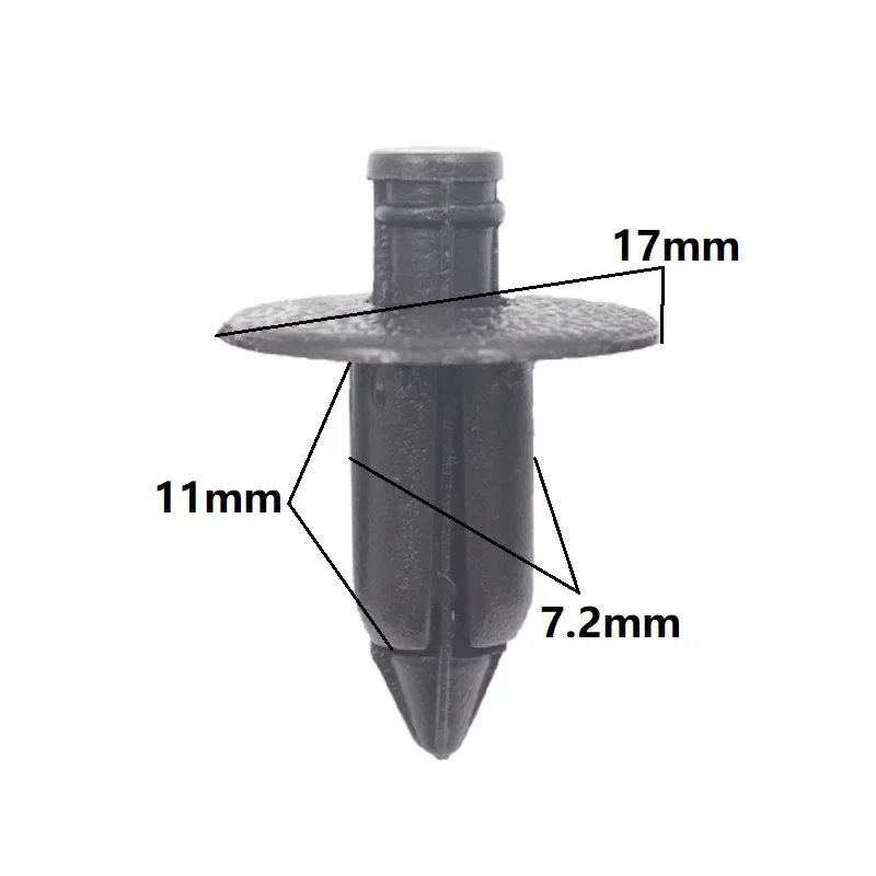 20pcs  Car Plastic Fairing Rivet Setting Panel Fastener Clips 6mm 7mm 8mm Push Pin Fastener