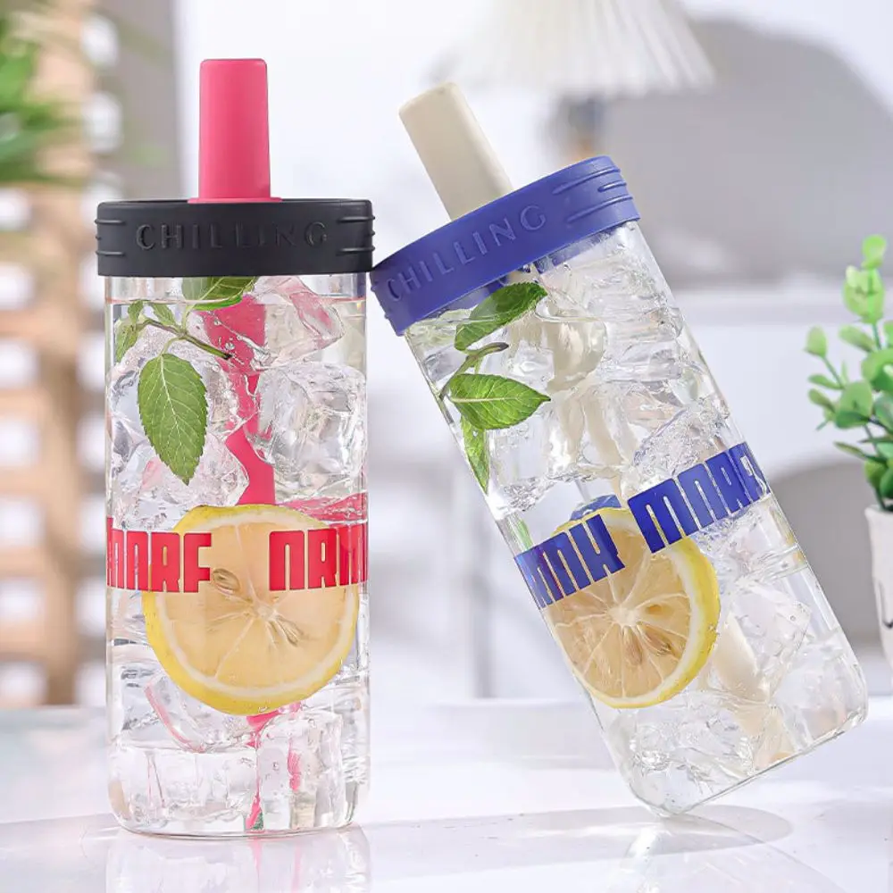 

Glass Tea Separation Straw Cup Large Capacity High Temperature Resistant Cold Brew Tea Cup Leak-proof Student Water Cup Gift