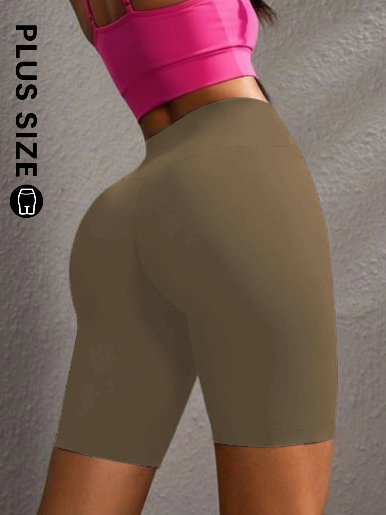 

Шорты для фитнеса больших размеров для женщин, с высокой талией, очень мягкие, для йоги, спорта, бега