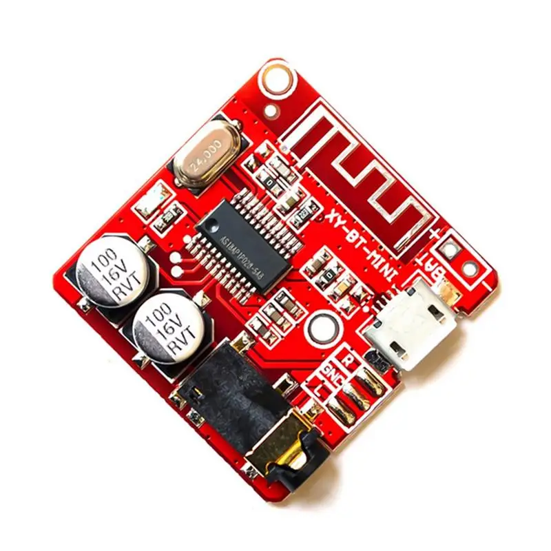 DIY Bluetooths Audio Receiver Board Bluetooths 5.0 MP3 Lossless Car Audio Decoders Board Wireless Stereo Music Module 3.7-5V