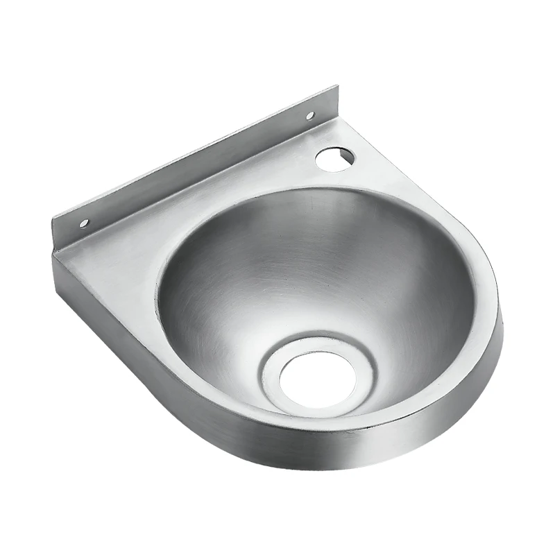 

Small stainless steel wash basin Small apartment bathroom Wall-mounted washbasin Small size Mini simple washbasin