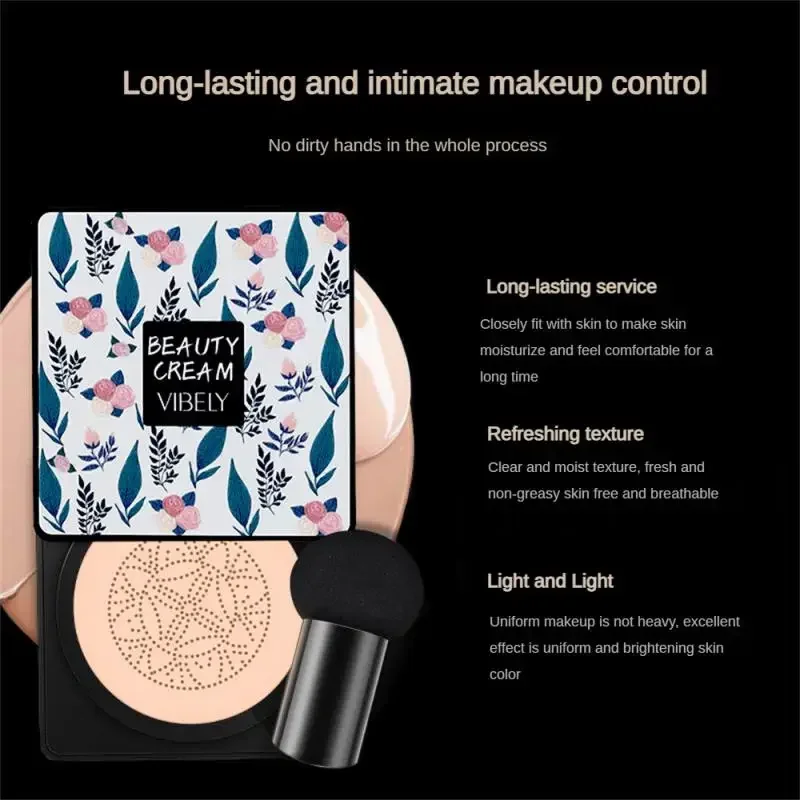 1/3pcs Waterproof Brighten Foundation Magic Foundation fungo Head Air Cushion CC Cream Women Base Makeup Face Cosmetics