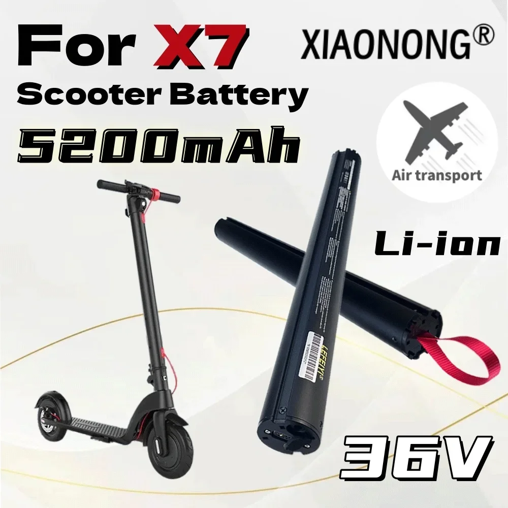 36V 5200mAH X7 Scooter Replace Rechargeable Lithium Battery Pack 187Wh , HX Scooter Battery Accessories