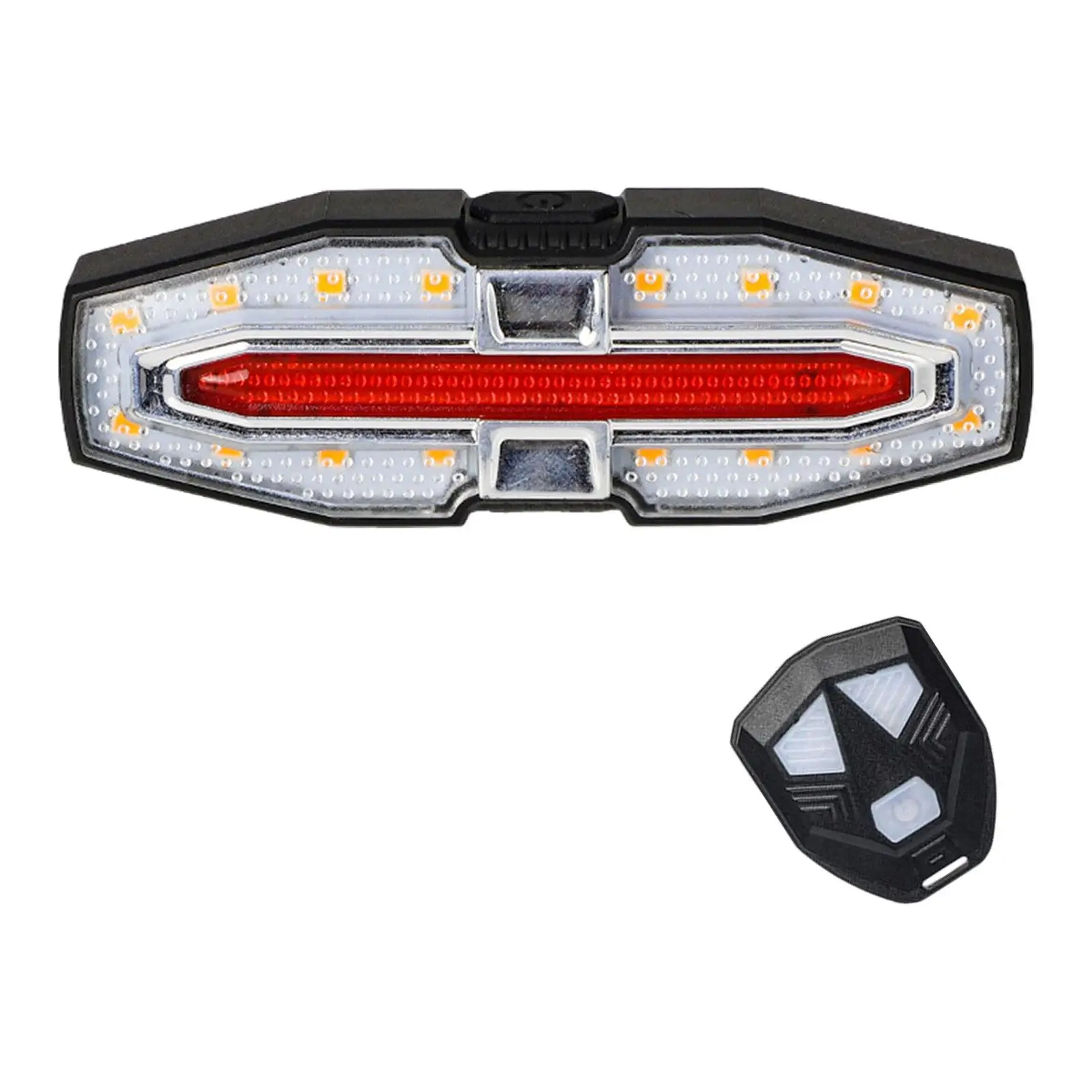 Bike Tail Light Waterproof Accessory Front and Rear Set Warning Light for Night Riding Kids Road Riding Adults Mountain Riding