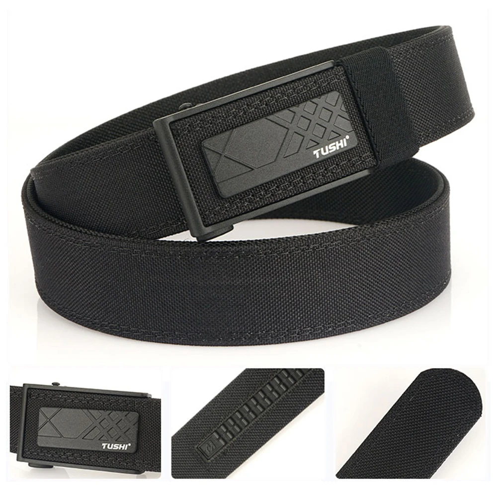 TUSHI Neue Harte Taktische EDC Gürtel für Männer Verdeckte Tragen Militär Gürtel Männer Taille Gürtel Dicken Nylon Jagd IPSC Zubehör Männlich – Detail 11