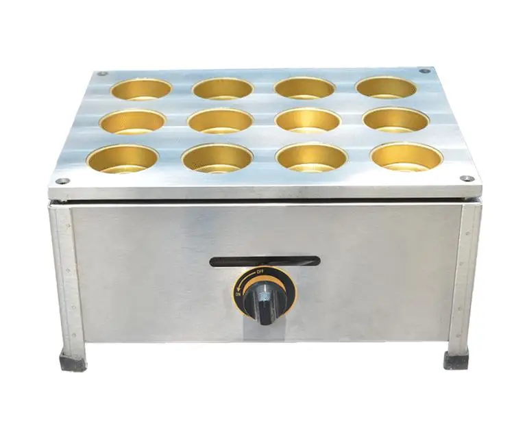 Li Appliance12 穴ワッフルメーカー小豆ケーキメーカー電気ガスおばん焼きメーカー無煙銅板スナック製造機