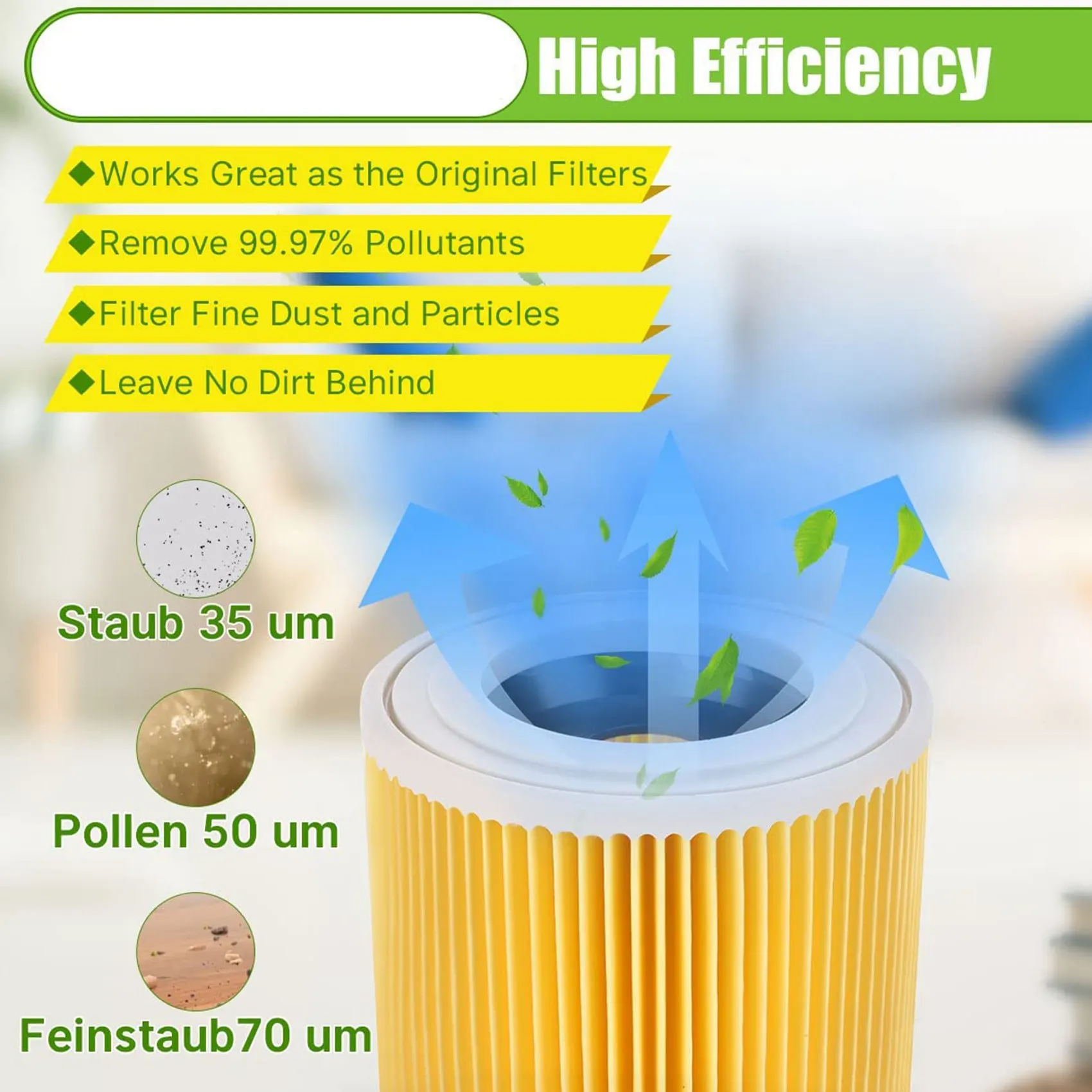 Filter für wd3 premium wd2 wd3 wd3p wd3 mv2 mv3 filter ersatz filter für staubsauger