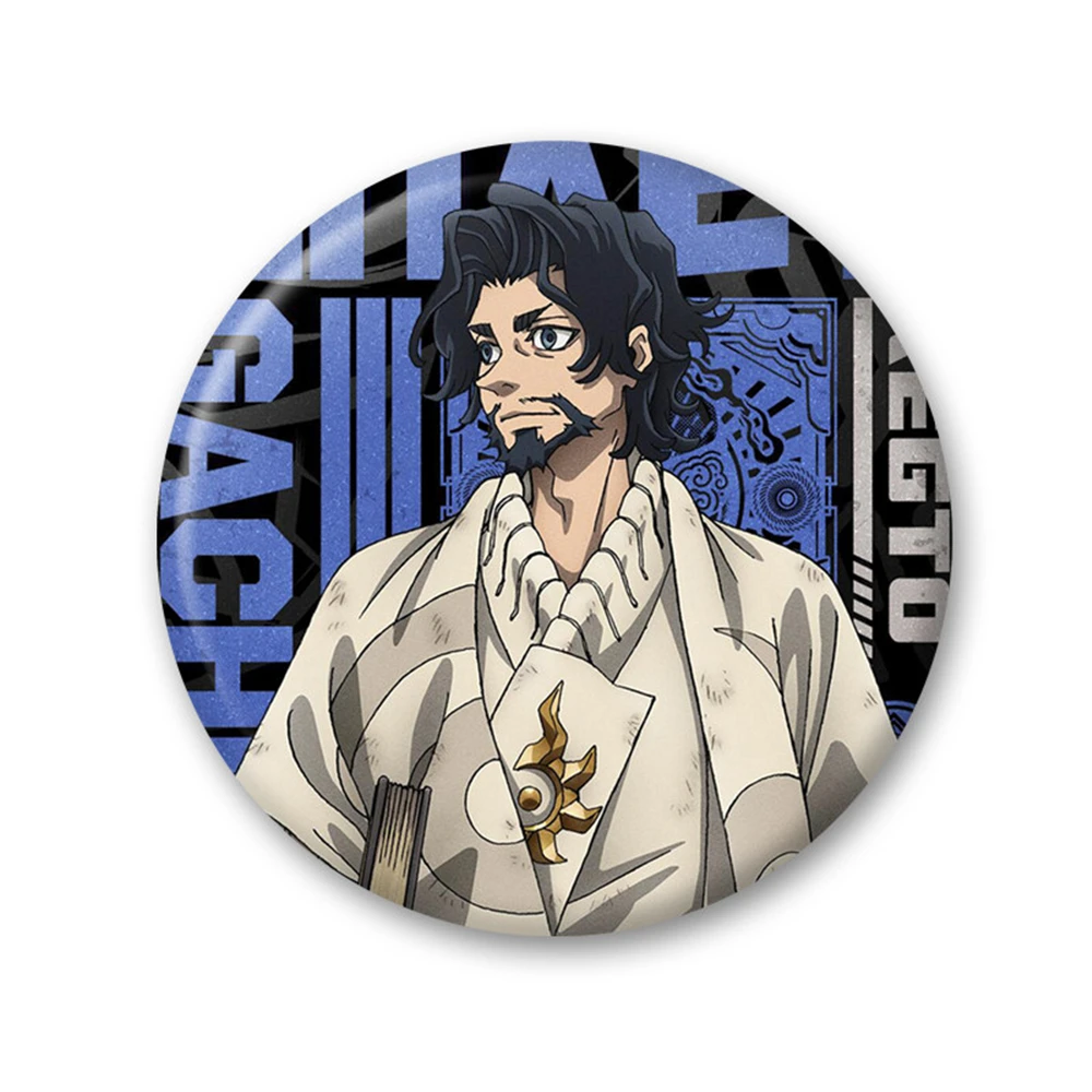 58mm Anime GACHIAKUTA Zanka Riyou Engine Rudo Regto Cosplay COSTUME Badge Pin SPTE Tinplate Brooch Prop Gilf﻿