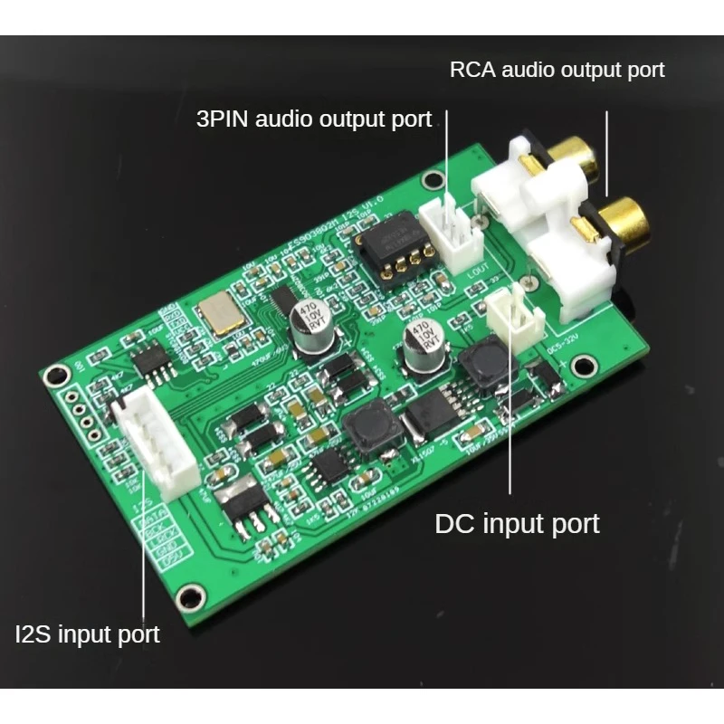 ES9038 I2S Decoder Board DSD512 Upgrade Decoder DAC Bluetooth Device Player 32Bit DSD512