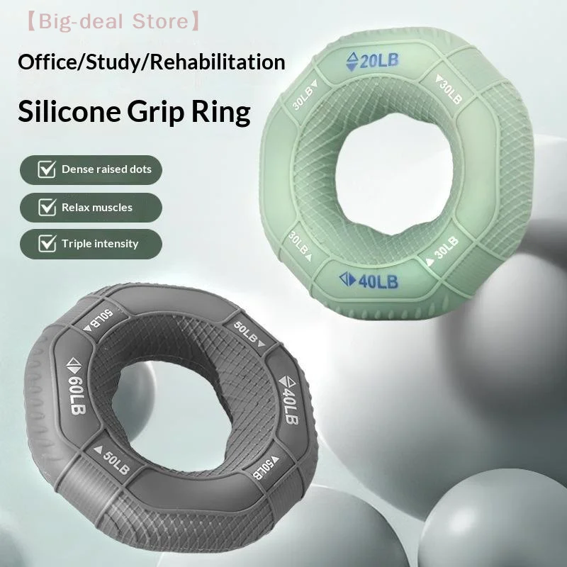 Grip Strengthener Hand - 【M】Silicone Grip Strength Ring Grip Ball