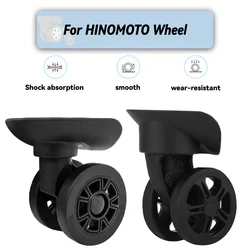 For HINOMOTO Universal Wheel Replacement Suitcase Rotating Smooth Silent Shock Absorbing Wheel Accessories Wheels Casters