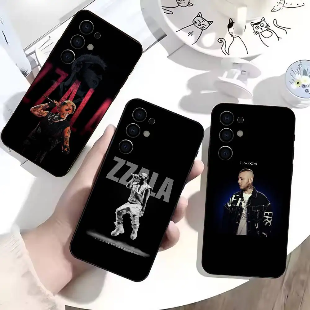 Pop Rap Lazza-Jacopo Lazzarini  Phone Case For Soft Black Case Samsung S24,S30,S21,S23,S22,S20,Ultra,S25,Plus