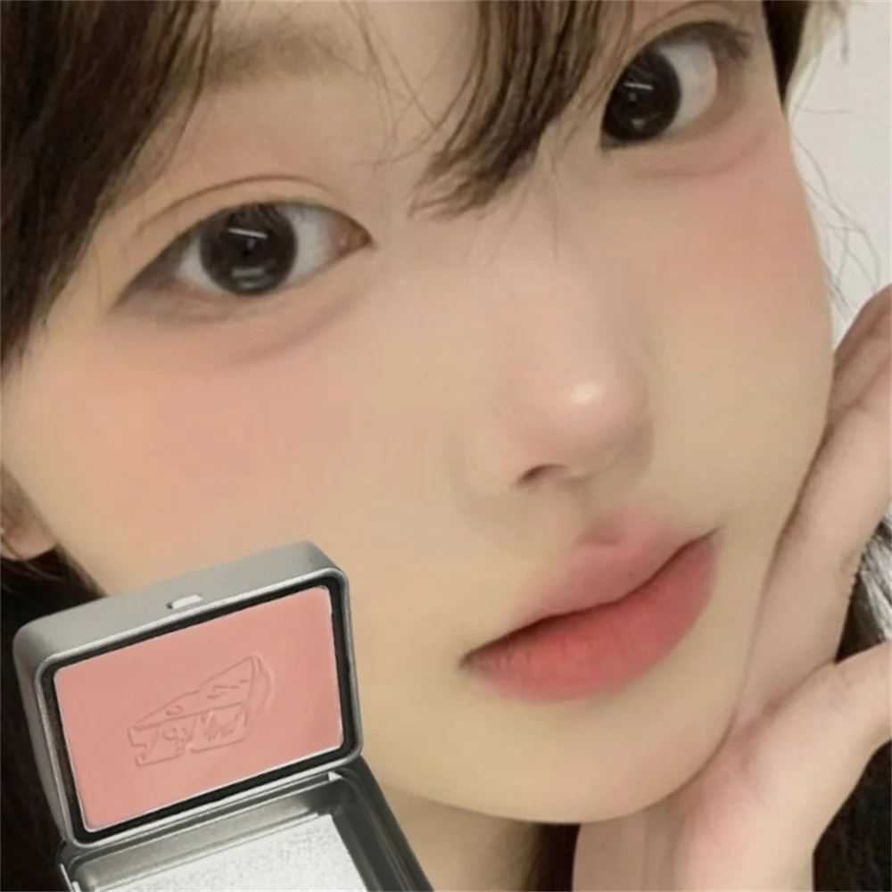 Beauty Cosmetics Waterproof Blush Waterproof And Sweat-proof Monochrome Matte Blush Student Cosmetics Facial Makeup Rouge Blush