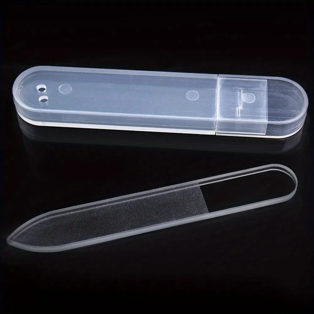 3 pezzi Buffer per unghie Art Nano Lucidatura per unghie Lime Adesivo per unghie Barra per lucidatura in vetro brillante Grinde Strumenti per unghie