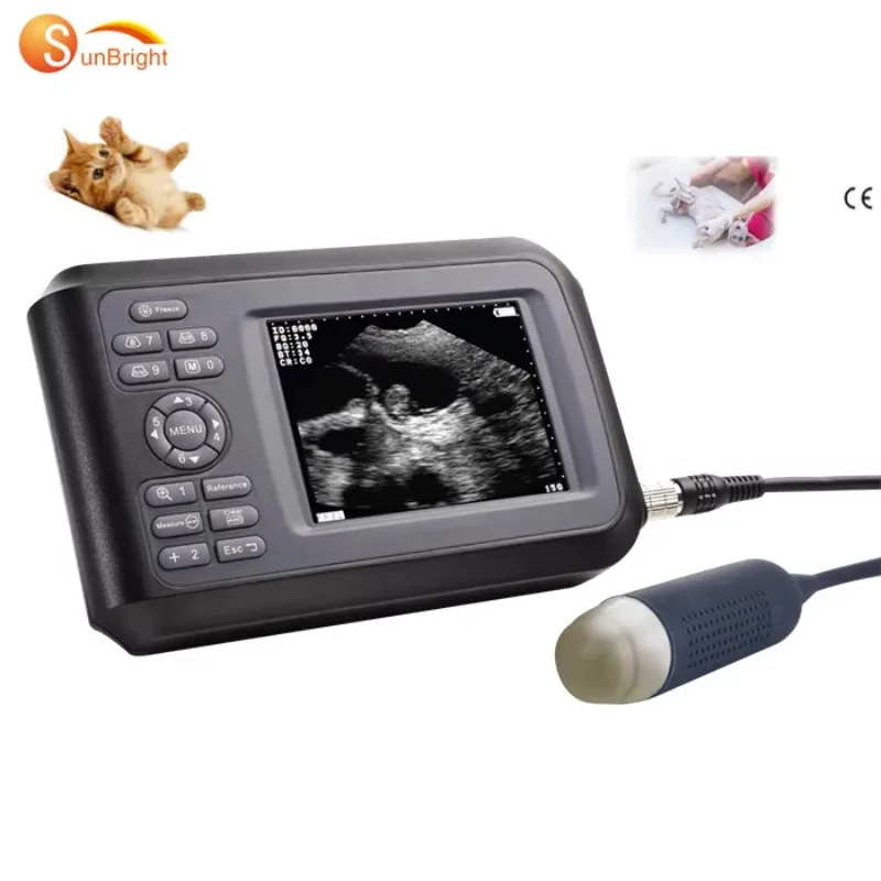 

Sunbright Portable Handheld Digital Ultrasound Diagnosis Equipment Small and Easy to Operate for Veterinary Monitoring