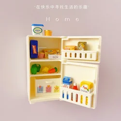 Creative Cute Mini White Refrigerator Personality Decoration Decoration Home Photos Refrigerator Magnets