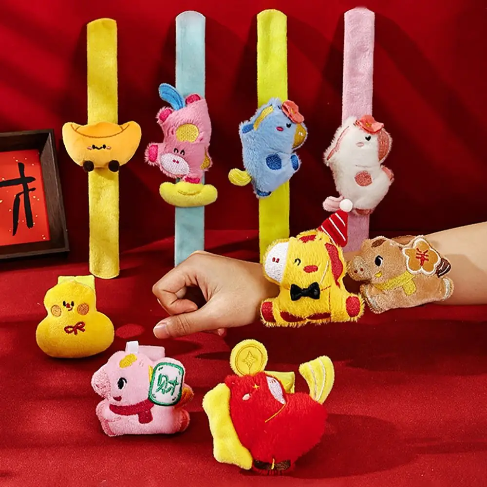 

Мягкие браслеты-хлопушки с мультяшными лошадками, новогодние, интерактивные игрушки, подарки для детей