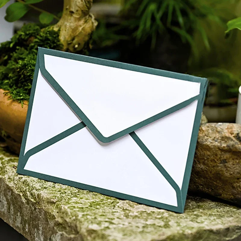 

30pcs/lot Colored Envelope 120g Paper 11x16cm Wedding Invitations Business Supplie Postcard Giftbox Packaging Storage Stationery