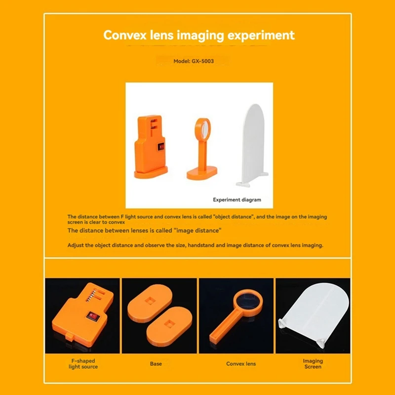 BAAG-Physics Optical Experiment Set,Convex Lens And Small Hole Imaging Experiment,Refraction And Reflection Of Light