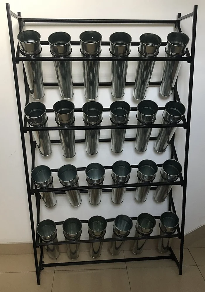 Plant Flower Display Rack Stand Shelf Flower Shop Display Flesh Flower Display Stand view 2