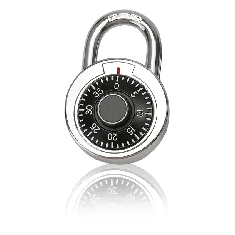 45mm Rotary Padlock Digit Combination Code Lock Safe Round Dial Number Luggage Suitcase Security Bicycle Suitcase Drawer Cabinet