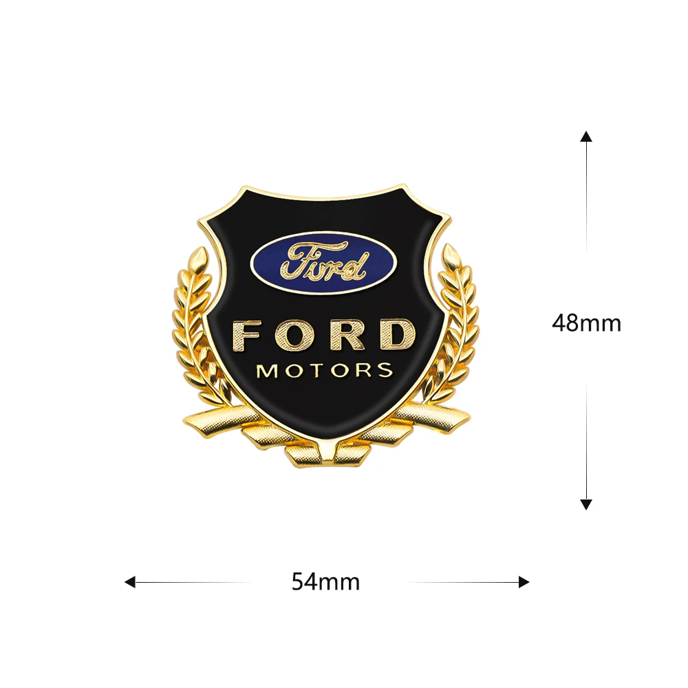 3D Car Emblem Side Badge Sticker Decal for Ford Focus Mondeo Kuga RANGER F150 Fiesta Escort Mustang Explorer Excape Edge Taurus