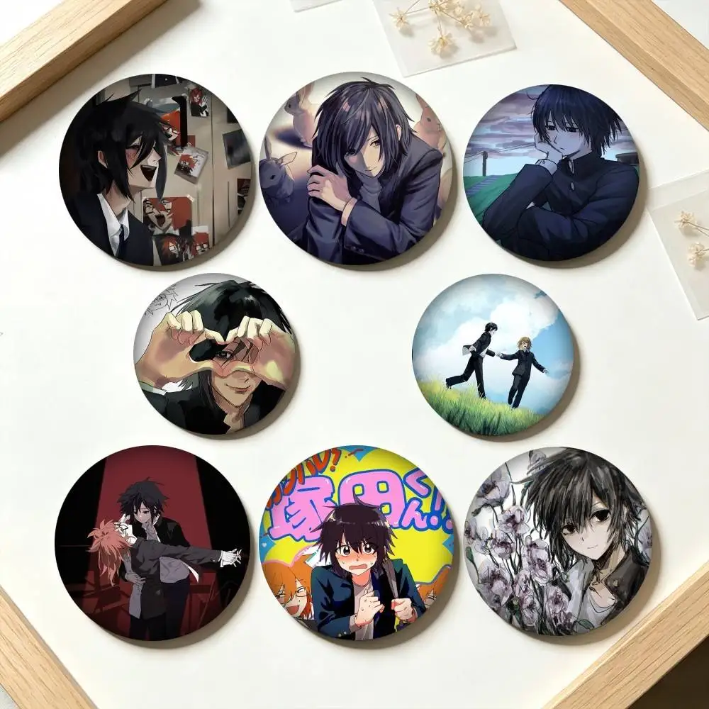 S-Satoru Tsukada Ranfren Webcomic  25 32 44 58 75mm Badges Personalized Round Brooches Pins Accessory Gift