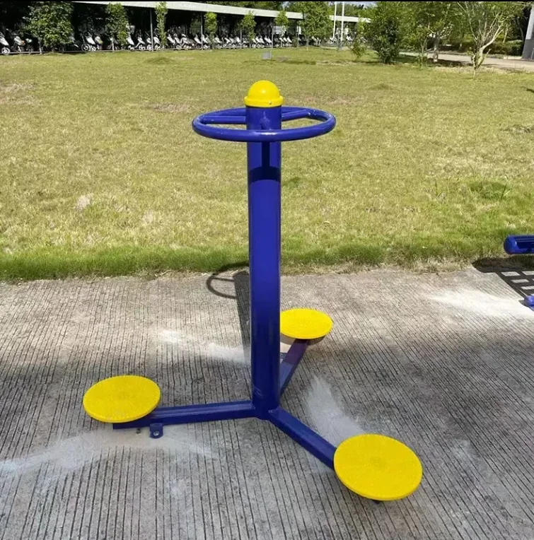 2026 Three-Person Waist Rotator Outdoor Fitness Equipment With ABS Disk