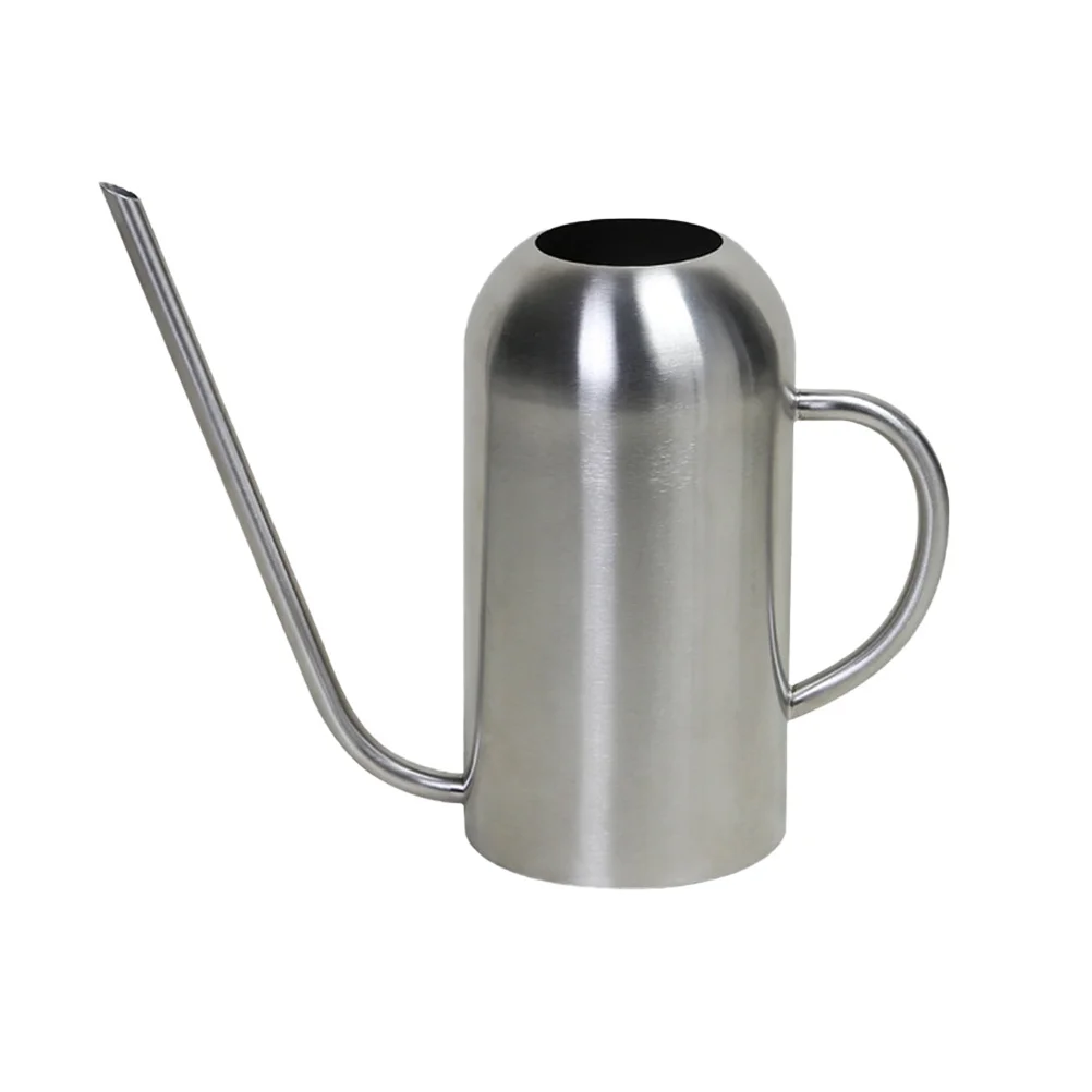 

Long Mouth Watering Pot Stainless Steel 1.5L Practical Durable Flowers Potted Watering Can Garden Balcony Household Indoor