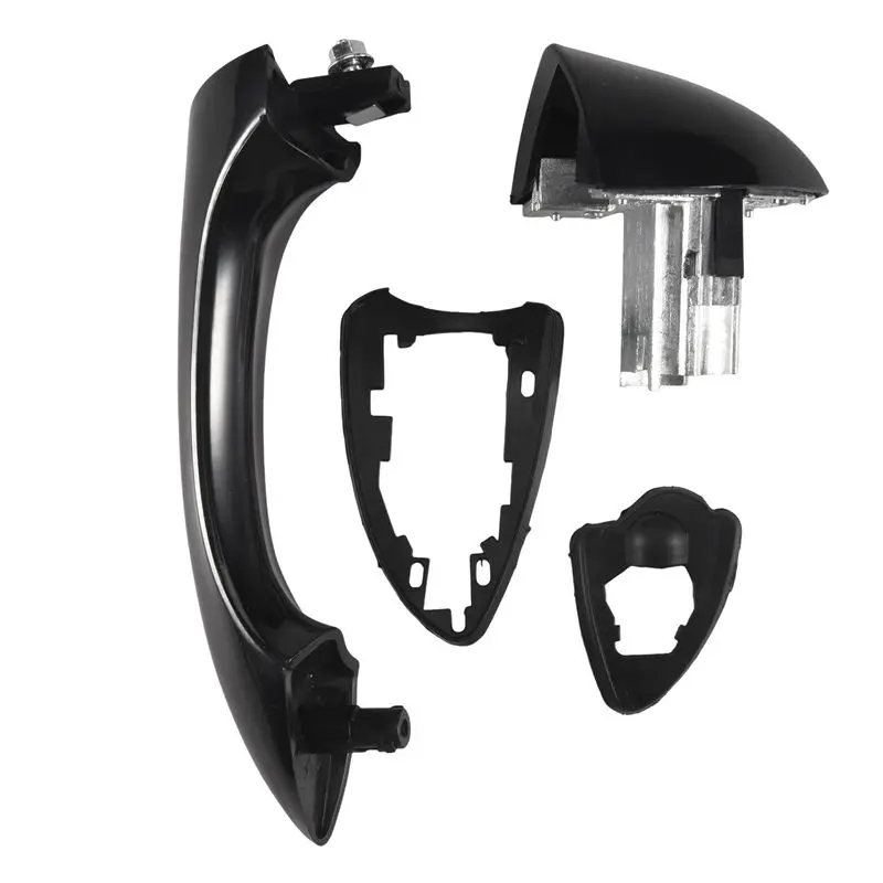 Car Glass Black Front/Rear Right Side Outside Outer Door Handle For-BMW X5 E53 51218257738