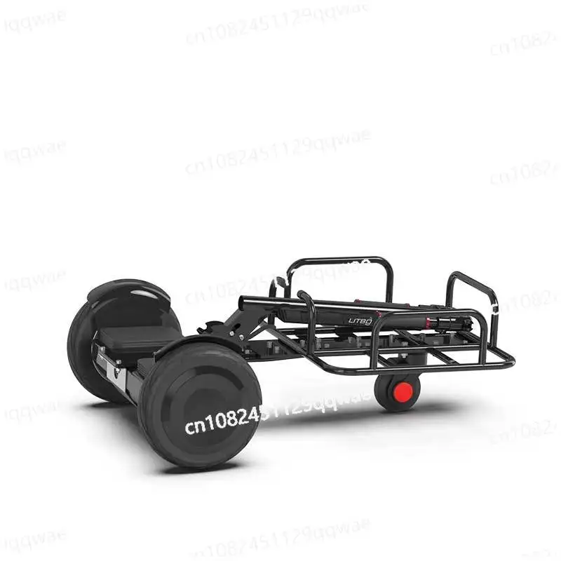 Tricycle stall trolley light food delivery scooter foldable pole stall car