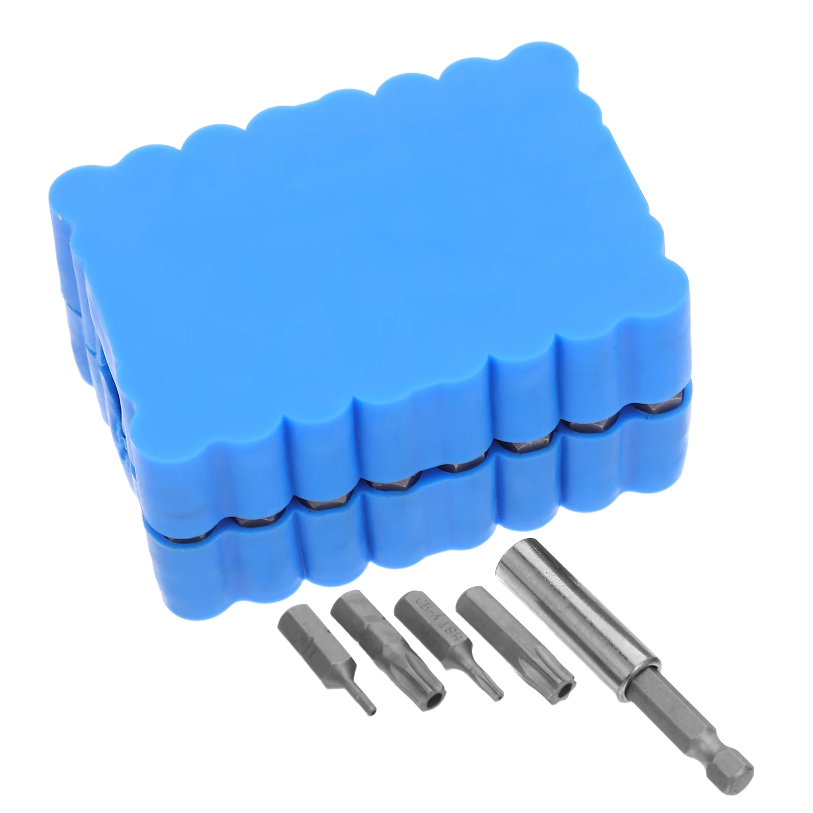 33Pcs Security Bit Set Tamper Proof Hex Star Screwdriver Magnetic Extension Bit Holder Compact Organizer for Repair