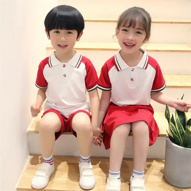 

Kindergarten clothes Teacher primary school uniforms Children's sportswear Summer class uniforms Primary school