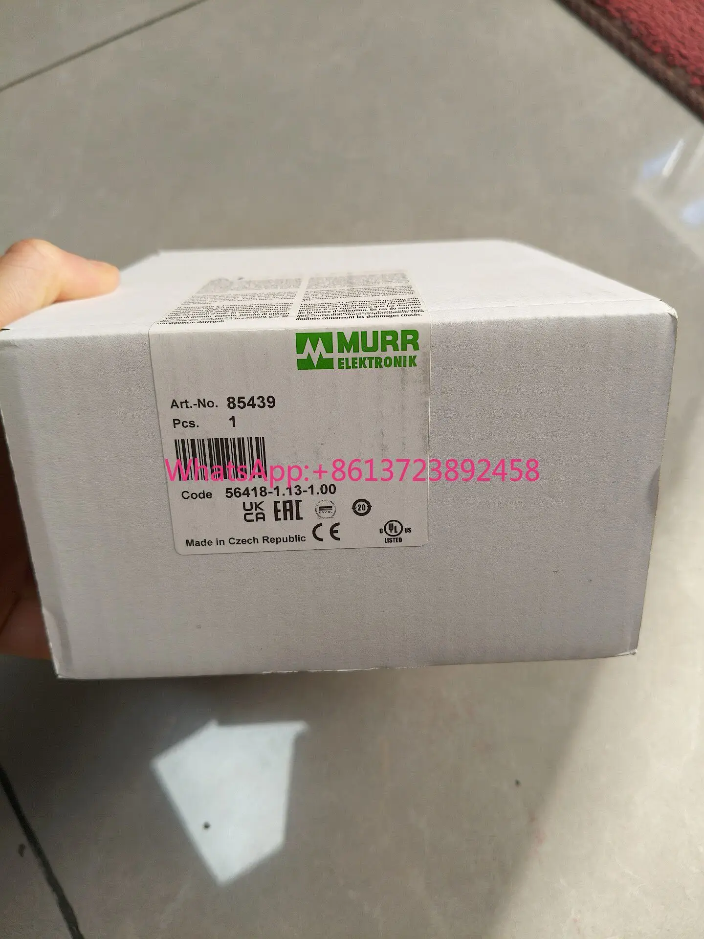 

MURR Moore power module 85439 brand new original genuine in Stock