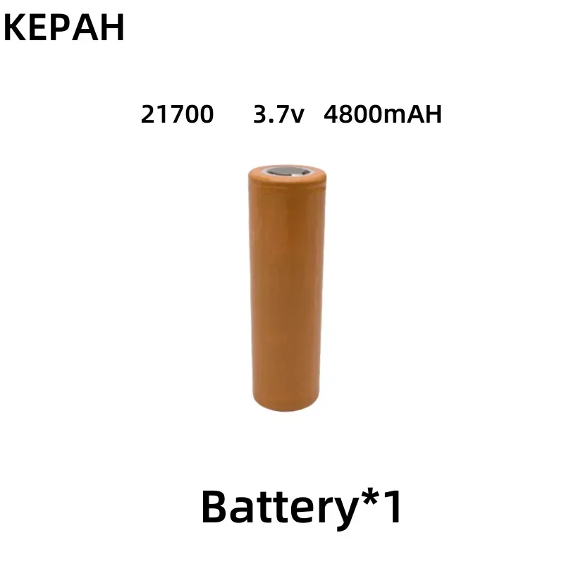 21700 NCR21700T Lithium Rechargeable Battery 4800mAh 3.7 V 40A High-discharge Battery High-drain Li-ion Battery led flashlight