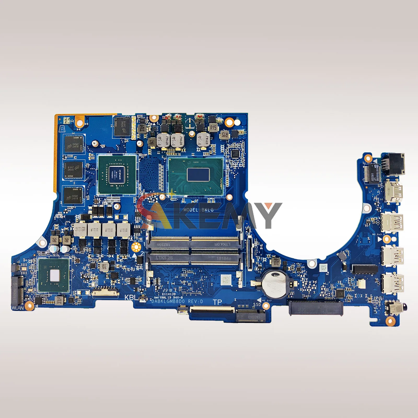 ASUS TUF 게이밍 FX80G FX504GD FX504G FX504GE ZX80G 메인보드용 FX504GD 노트북 메인보드 (I5 I7 I9 CPU 포함) 100% 테스트 완료 OK 재고 있음