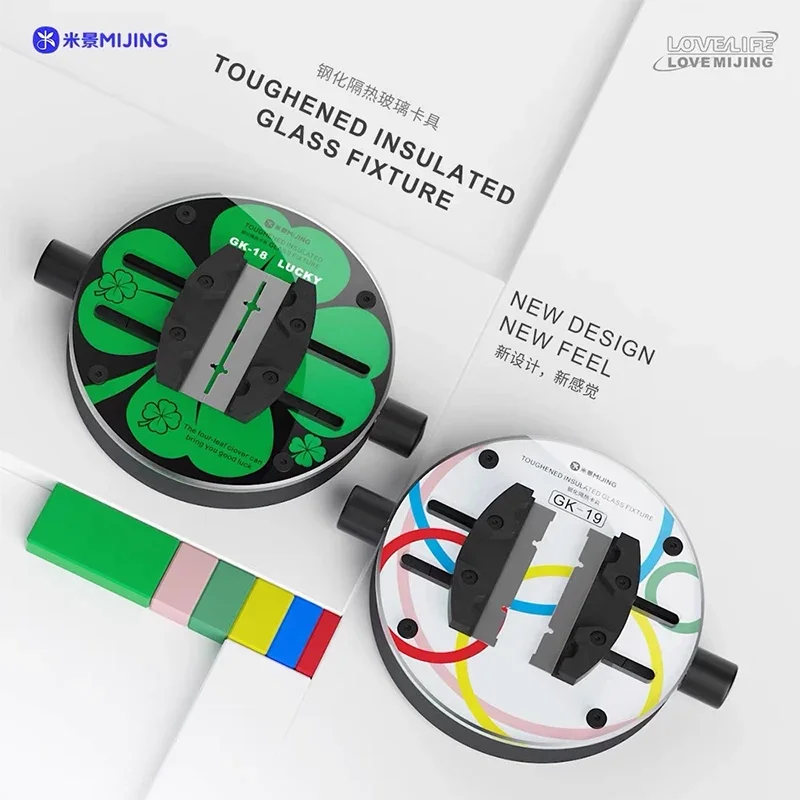 

360 ° Вращающийся теплоизоляционный держатель печатной платы из закаленного стекла, универсальное крепление для пайки микросхем процессора мобильного телефона